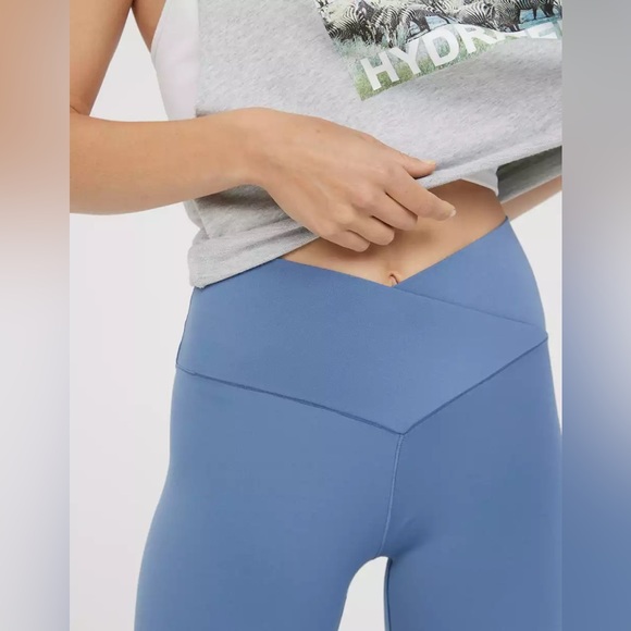 aerie Pants & Jumpsuits Offline By Aerie Blue Leggings Poshmark